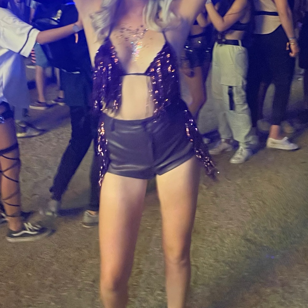 Purple Cowgirl Rave Outfit